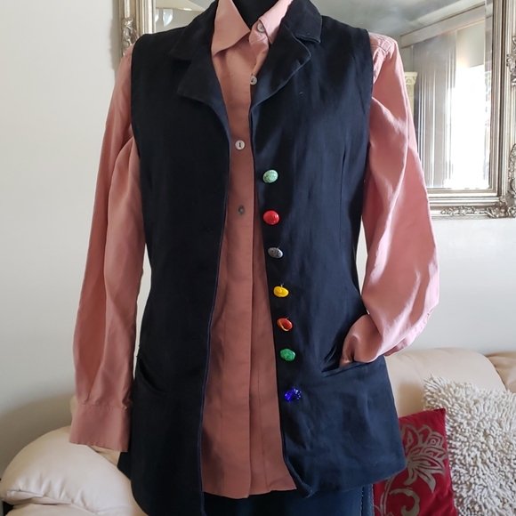 Vintage Sum-Es denim vest - Picture 2 of 6